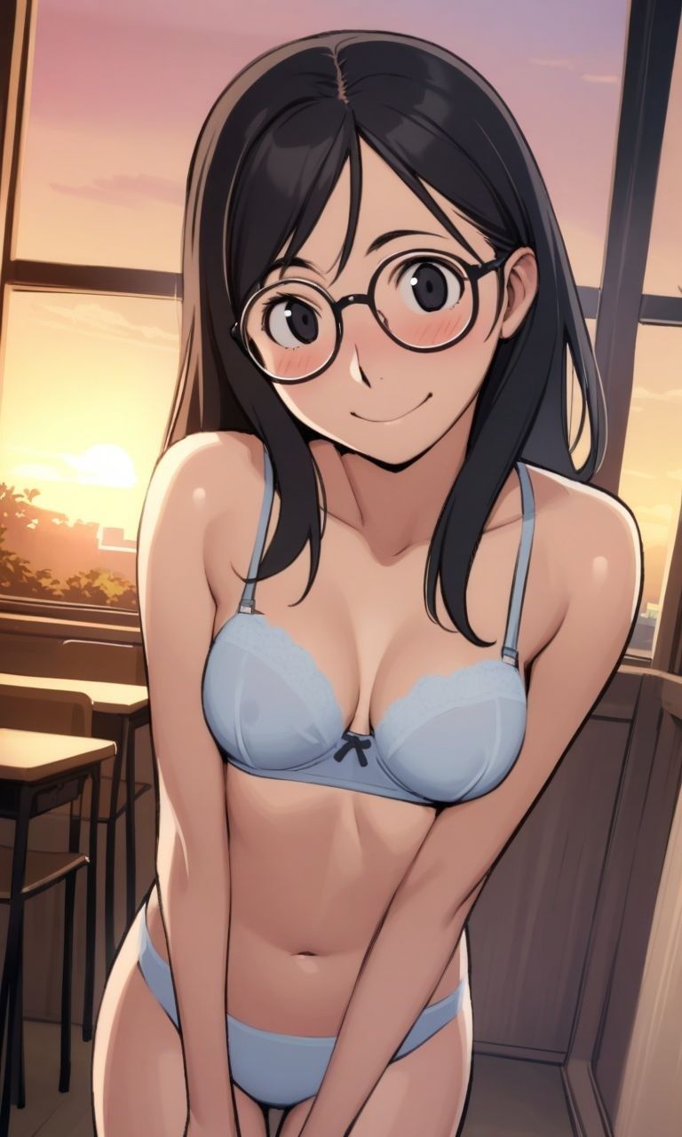 サンプル画像2:地味子先生に無責任中出ししまくって妊娠させる本(ハラメウメ) [d_467604]