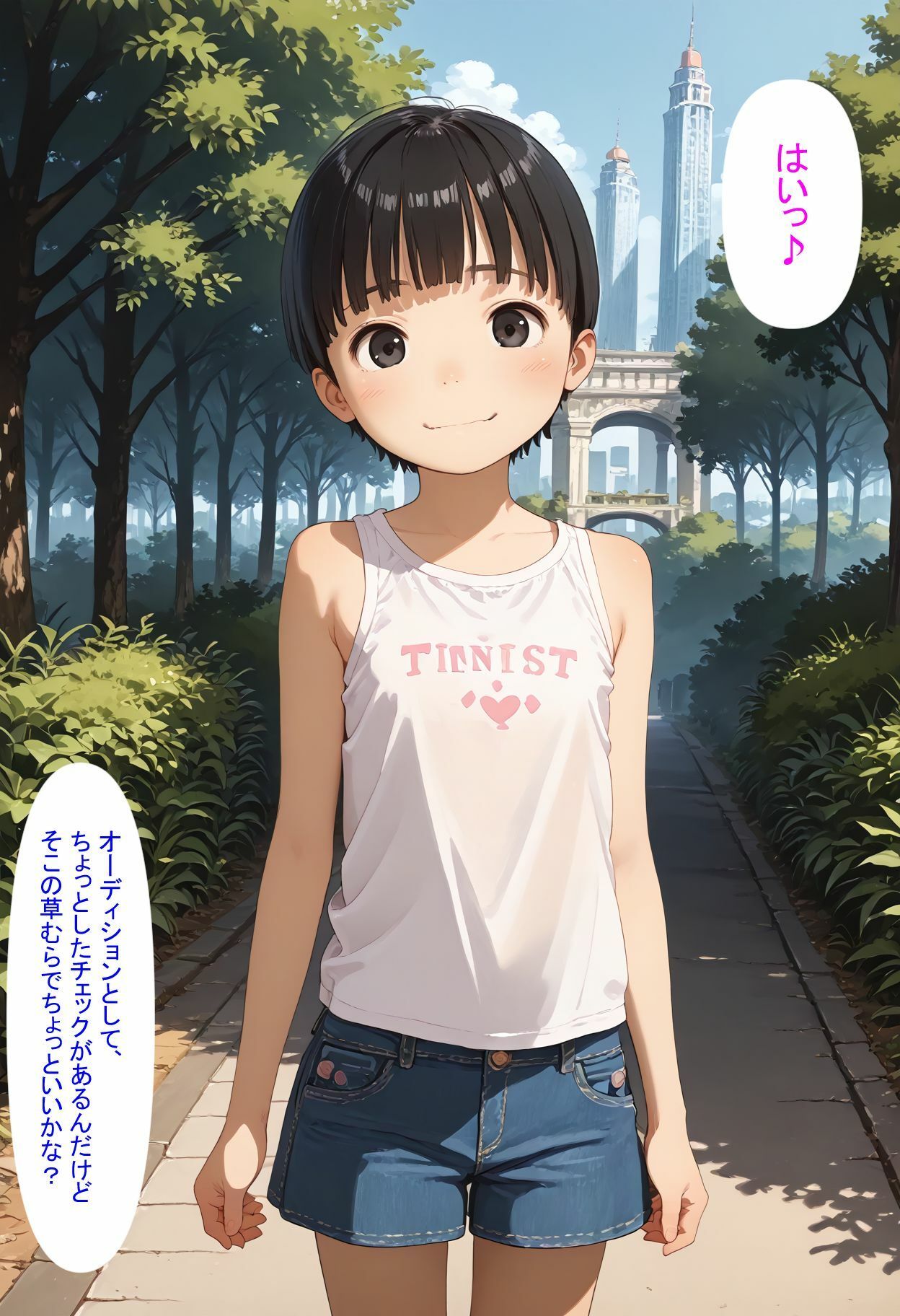 サンプル画像2:ミニスカお便女パーク 純粋天使の地下ビ撮影(AIRCOLOR) [d_467631]