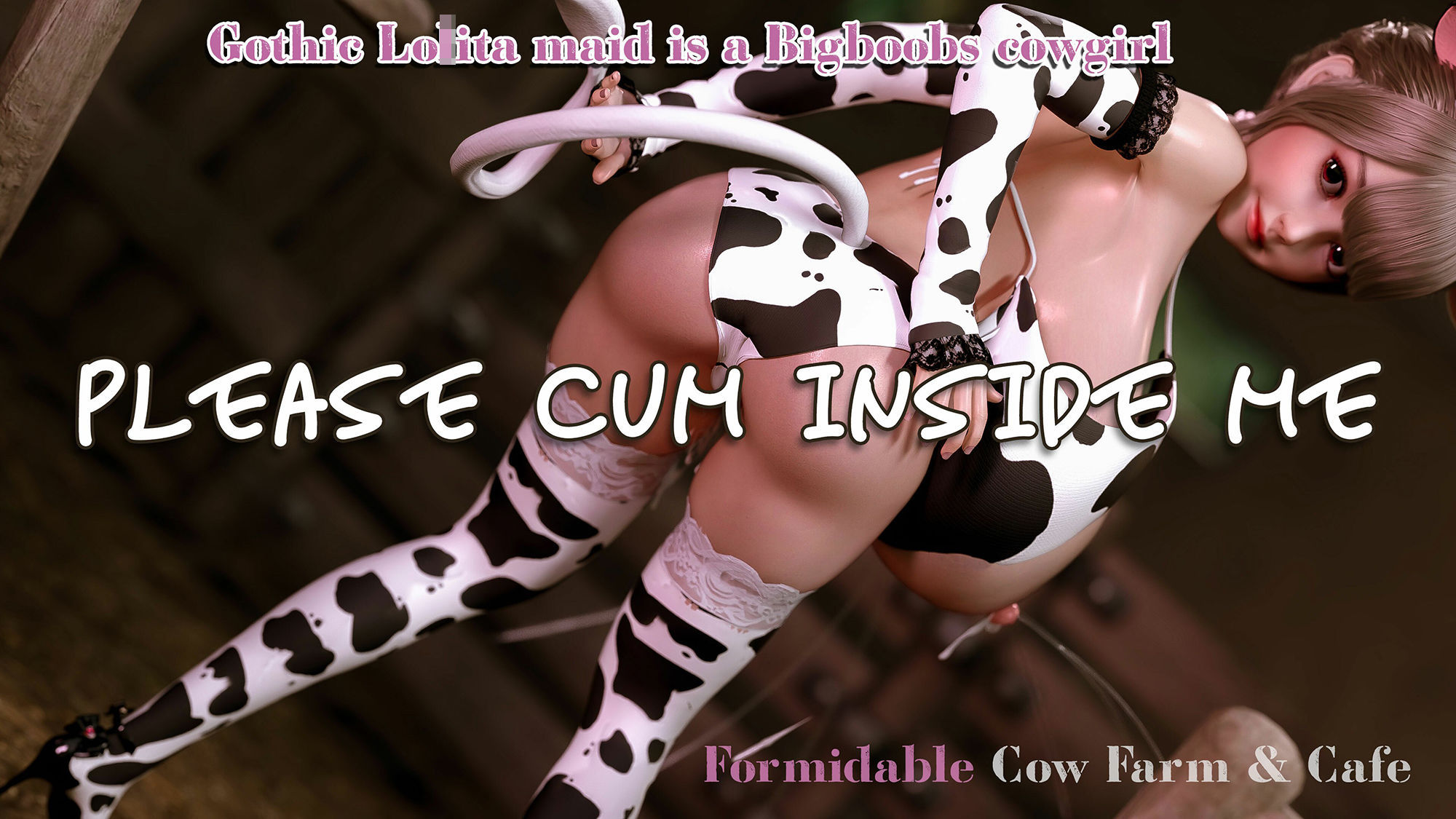 サンプル画像2:ゴスロリメイドは爆乳牛娘1(YHP) [d_467777]