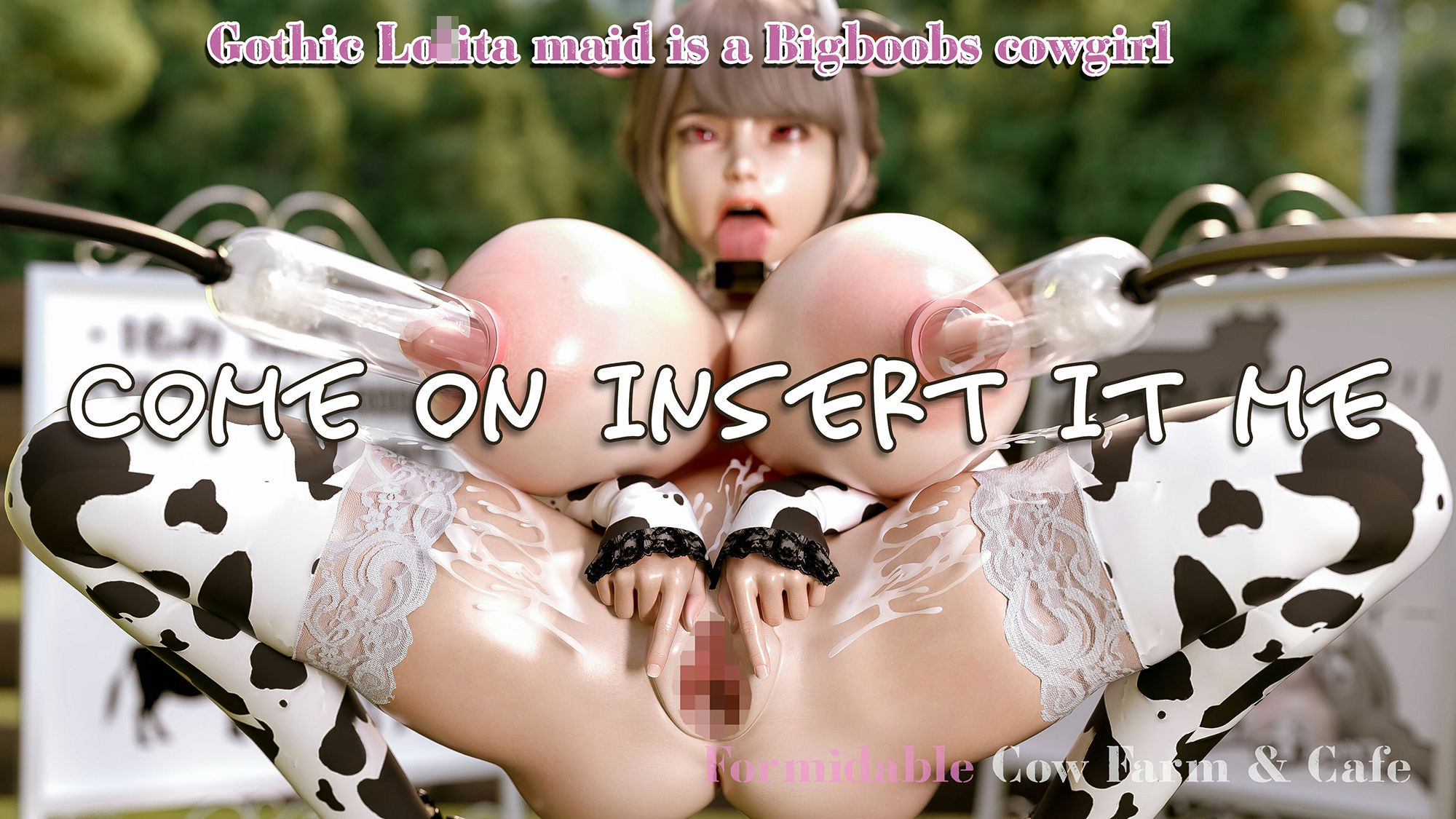 サンプル画像4:ゴスロリメイドは爆乳牛娘1(YHP) [d_467777]