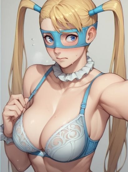 サンプル画像1:ストリートファイターのレインボーミカから送られてきた自撮り写真(自撮りサークル  イカスミ工房) [d_467783]