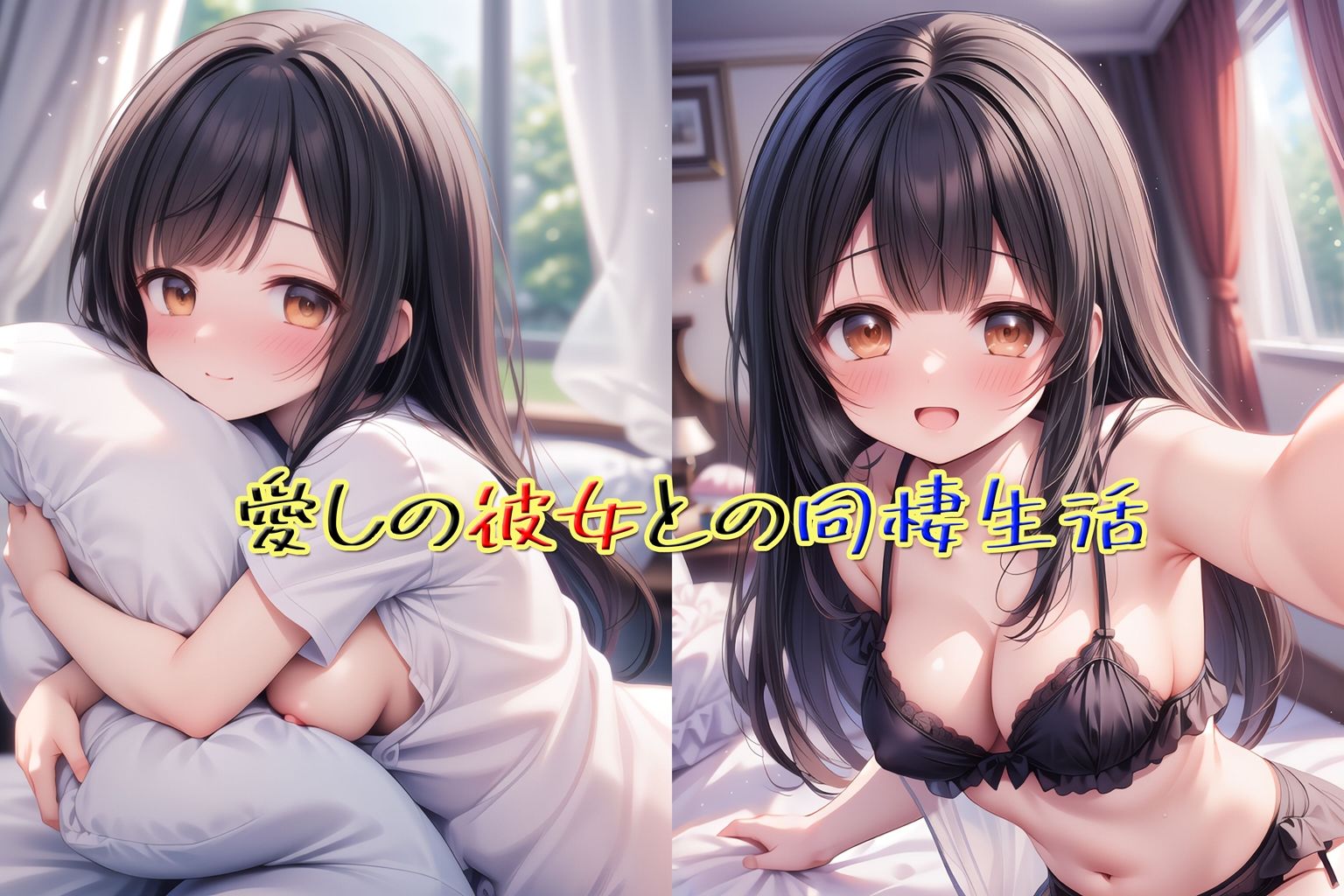 サンプル画像1:黒髪ロングの恋人とのラブラブ同棲生活〜そして結婚・ボテ腹ハッピーエンド〜(KAW-AI-アイは正義) [d_467787]