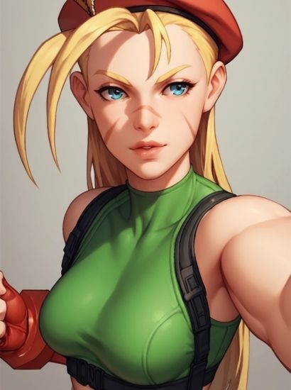 サンプル画像1:ストリートファイターのキャミィから送られてきた自撮り写真(自撮りサークル  イカスミ工房) [d_467788]