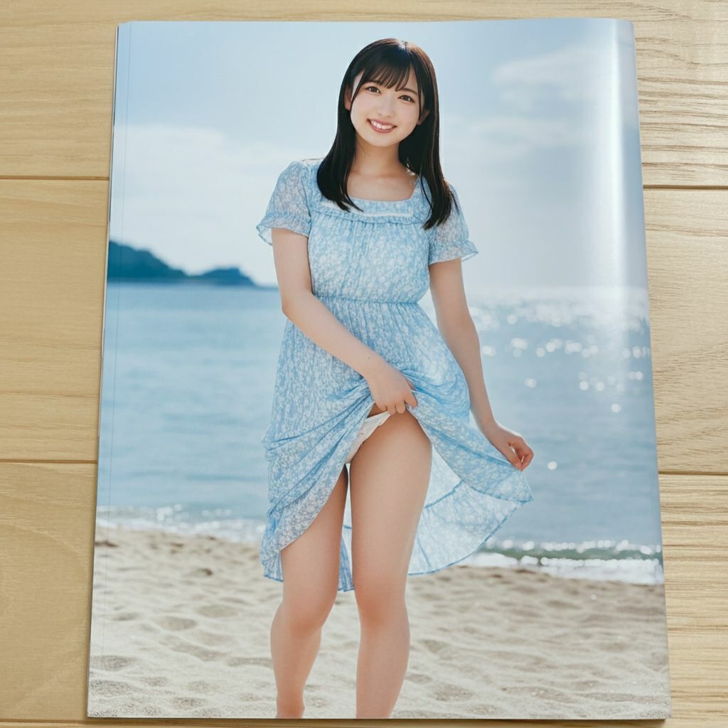 サンプル画像1:海風｜アイドルグループ写真集(もう限界) [d_467803]