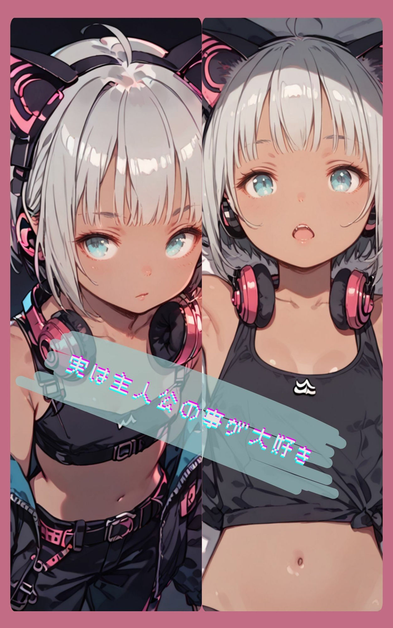 サンプル画像1:「まーたデバイス壊したの？ 修理するの誰だと思ってんのよ…」 実は主人公の事が大好き！戦闘デバイスを整備してくれる褐色メカニックちゃん(どっとせりーぬ) [d_467967]