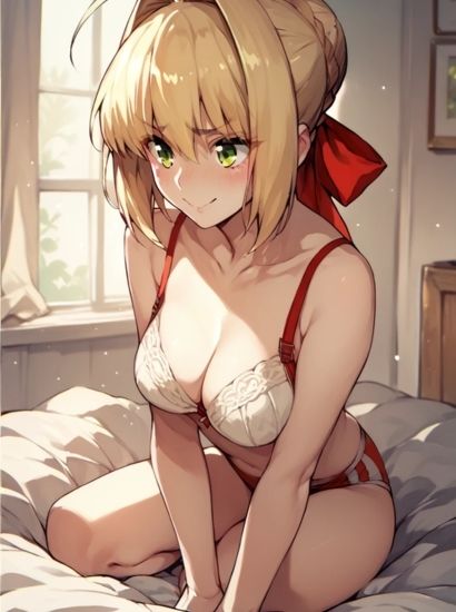 サンプル画像1:Fateのネロから送られてきた自撮り写真(自撮りサークル  イカスミ工房) [d_468022]