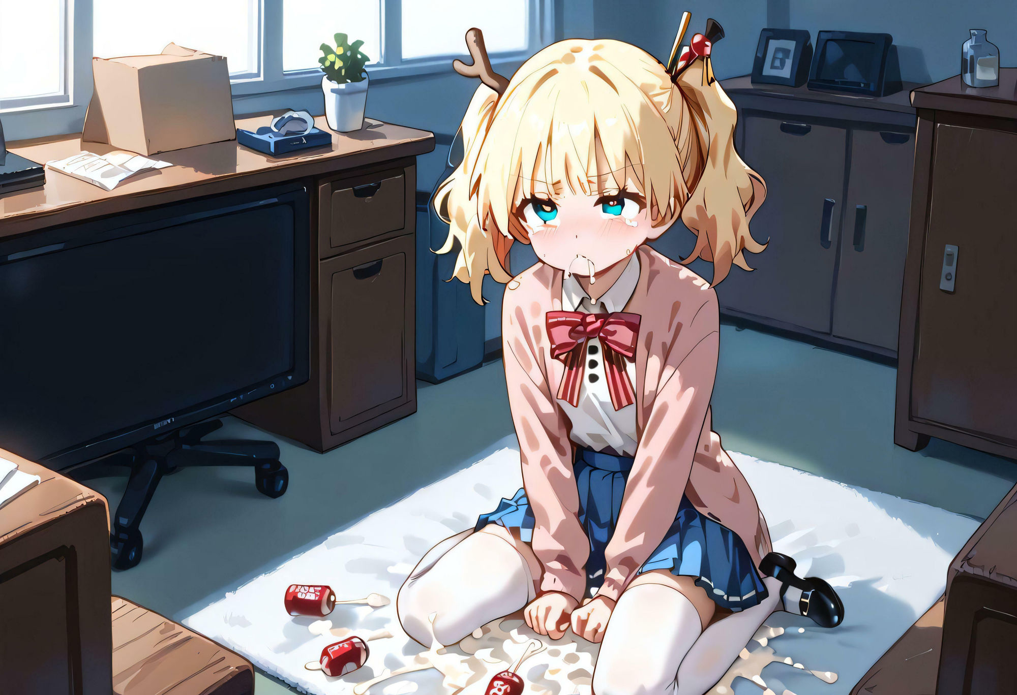 サンプル画像2:朝から淫乱(ねこのやしき) [d_468023]