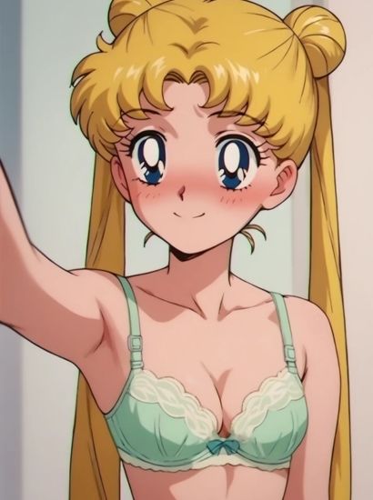 サンプル画像3:セーラームーンの月野うさぎから送られてきた自撮り写真(自撮りサークル  イカスミ工房) [d_468029]