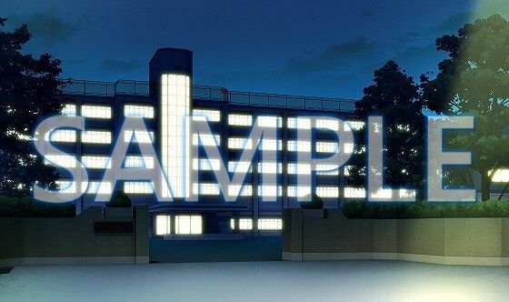 サンプル画像3:【背景素材】学園 外観（6069_bg01）【時間差分あり】(XERO) [d_468079]