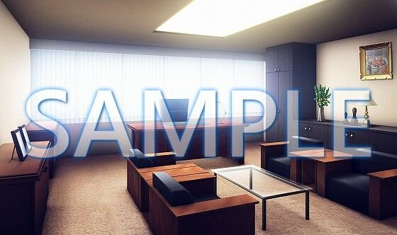 サンプル画像1:【背景素材】理事長室（6069_bg07）【時間差分あり】(XERO) [d_468095]