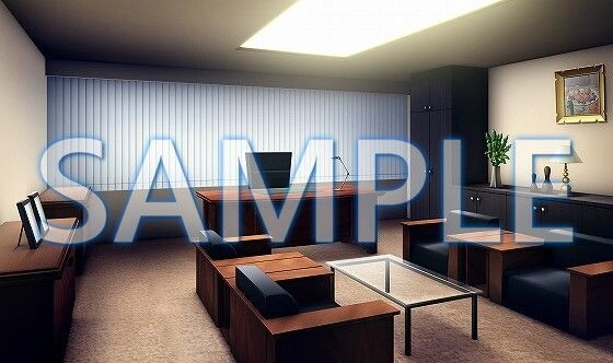 サンプル画像3:【背景素材】理事長室（6069_bg07）【時間差分あり】(XERO) [d_468095]