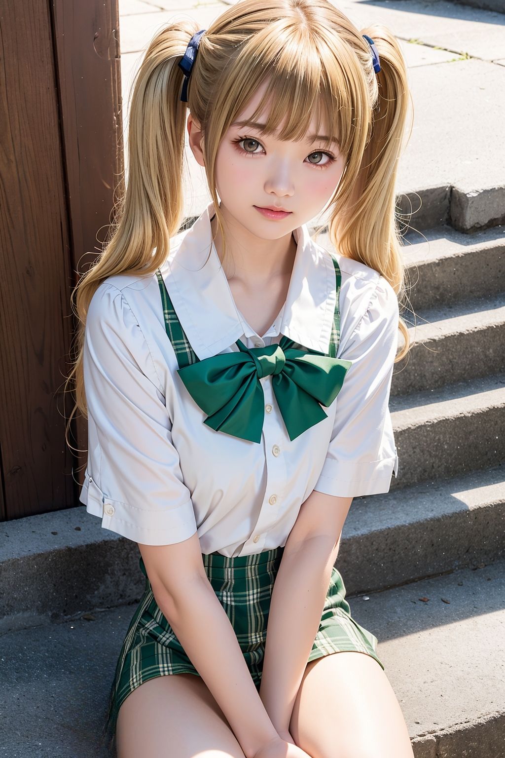 サンプル画像2:脱衣の天使たち ツインテール ギャル編(A_LOVE_A) [d_468097]