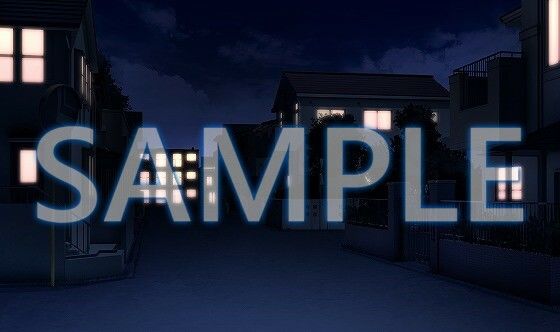 サンプル画像3:【背景素材】住宅街（6069_bg10）【時間差分あり】(XERO) [d_468107]