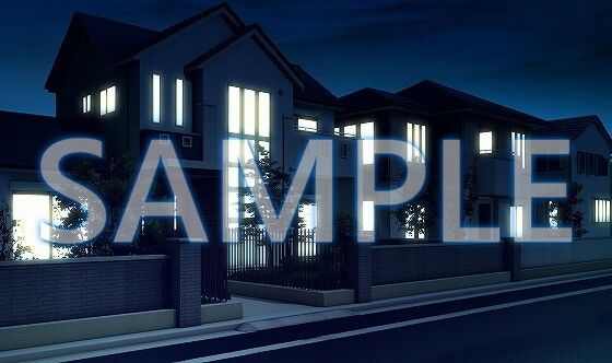 サンプル画像3:【背景素材】一軒家（6069_bg11）【時間差分あり】(XERO) [d_468108]