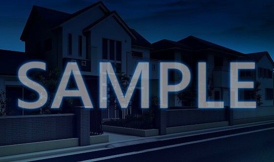 サンプル画像4:【背景素材】一軒家（6069_bg11）【時間差分あり】(XERO) [d_468108]