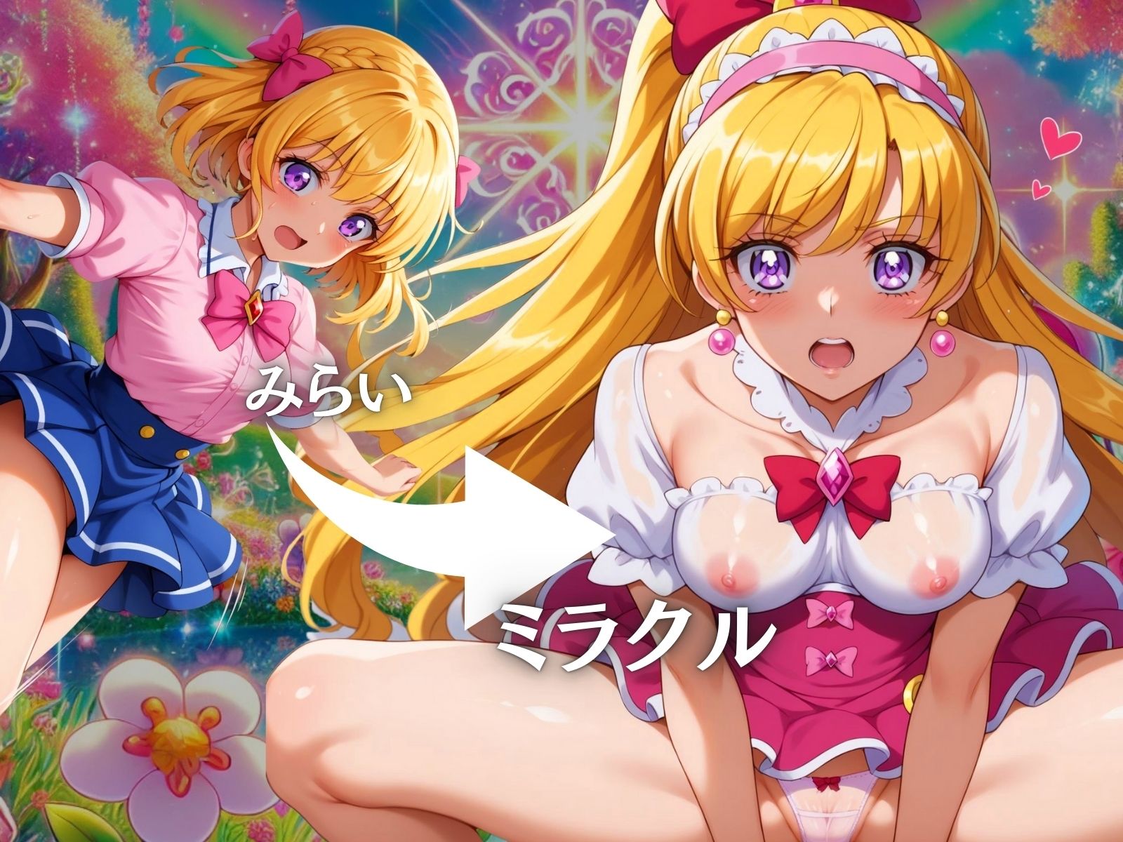 サンプル画像1:【キュアミラ◯ル】 ◆童貞使いペロキュア(ゾーじるし) [d_468111]