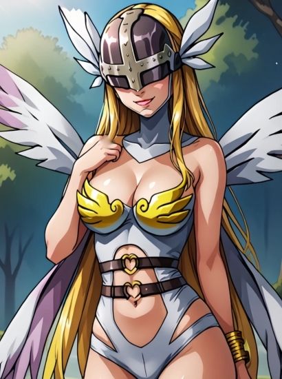 サンプル画像1:デジモンのエンジェウーモンから送られてきた自撮写真(自撮りサークル  イカスミ工房) [d_468125]