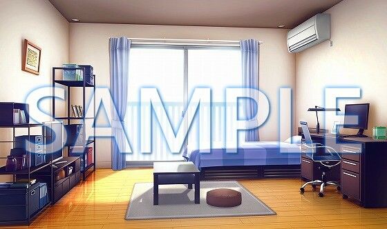 サンプル画像1:【背景素材】男の子の部屋（6069_bg12）【時間差分あり】(XERO) [d_468130]