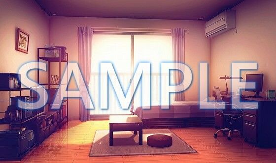 サンプル画像2:【背景素材】男の子の部屋（6069_bg12）【時間差分あり】(XERO) [d_468130]