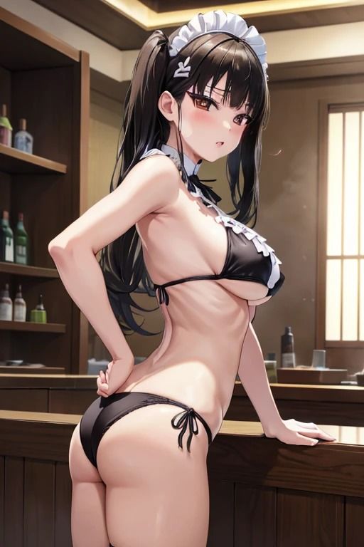 サンプル画像4:ビキニなメイド(なかなか) [d_468151]