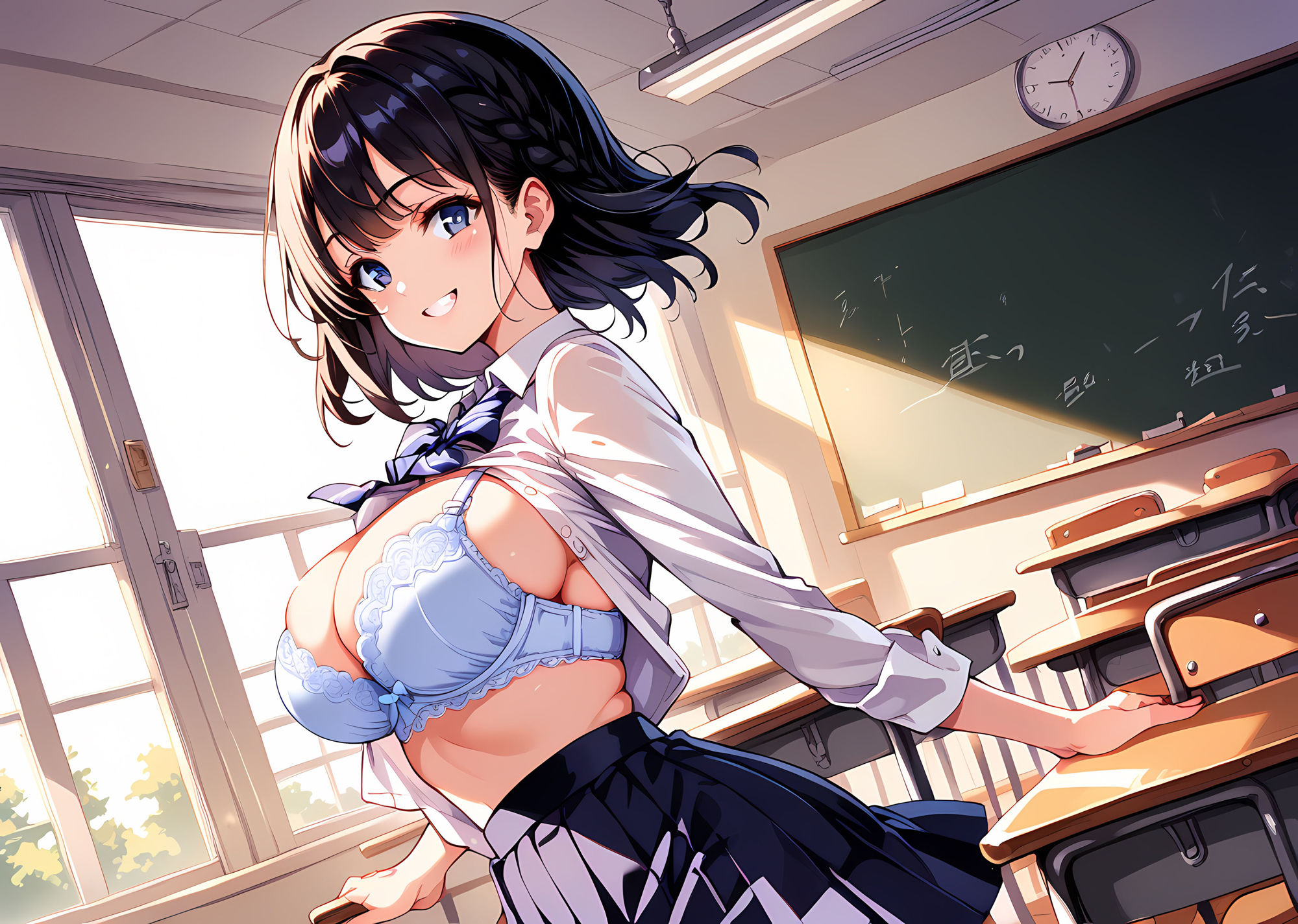 サンプル画像1:爆乳JKの秘密の性活3(イシスの囁き) [d_468229]