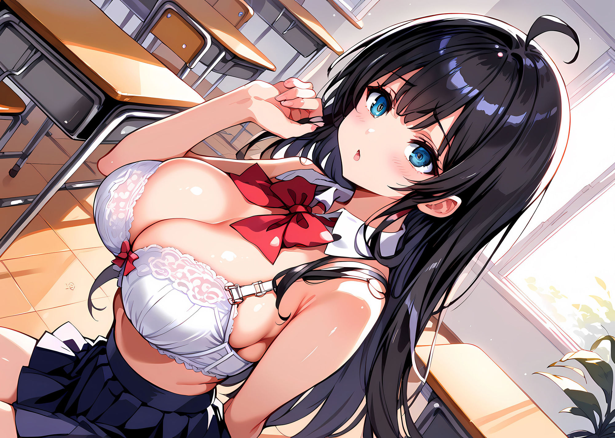 サンプル画像2:爆乳JKの秘密の性活3(イシスの囁き) [d_468229]