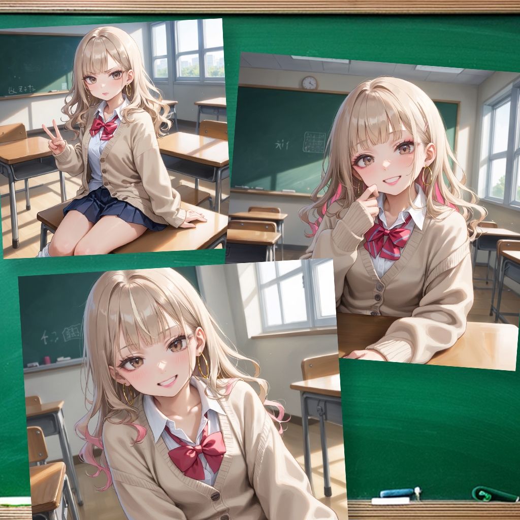 サンプル画像2:校則違反のギャルに性活指導(フワガールズ) [d_468367]