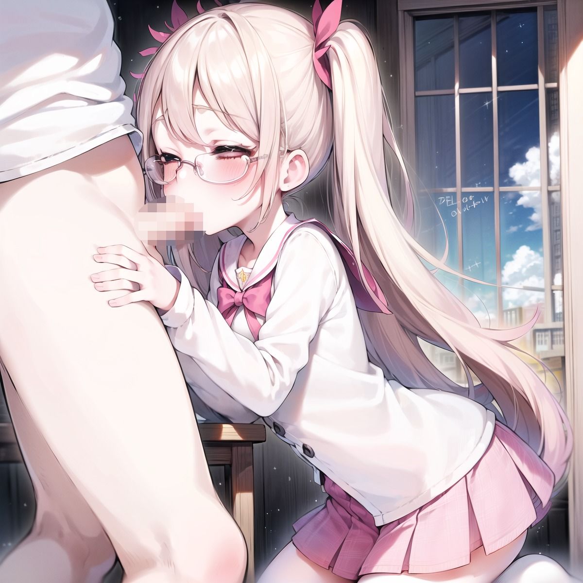 サンプル画像2:＜超お買い得＞発情！優等生眼鏡女子100選(癒しエロっち) [d_468370]