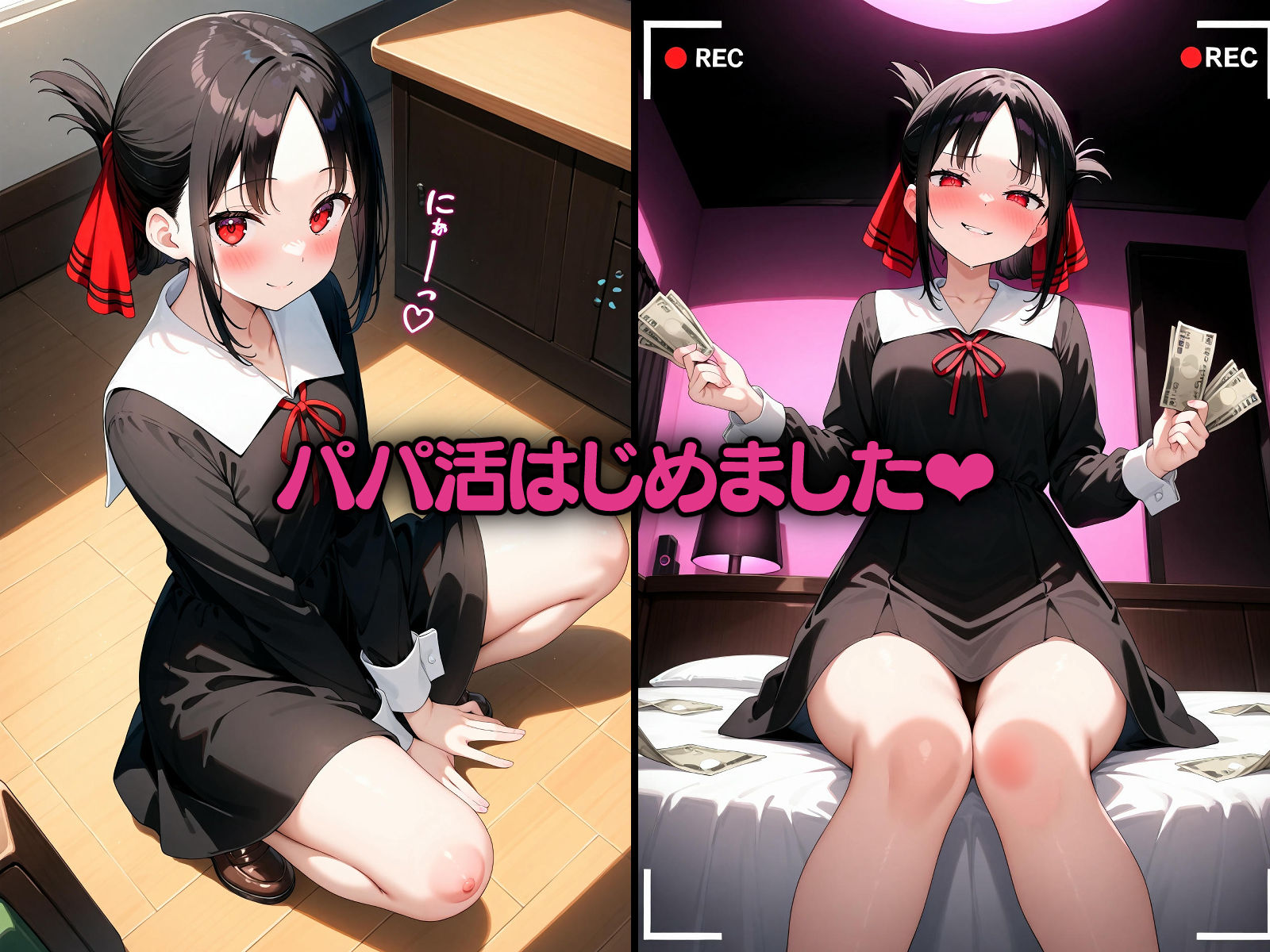 サンプル画像1:かぐや様達とパパ活・生ハメ(無職転送) [d_468375]