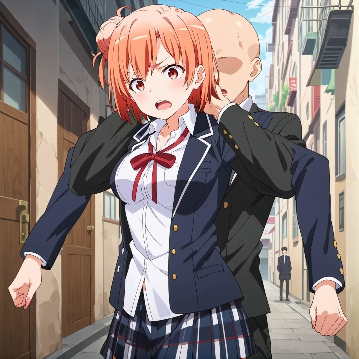 サンプル画像4:俺の結〇 〜肉便器NO.21 由比ヶ浜結〇 〜素直で優しい、童顔巨乳JK〜(俺のAIする肉便器) [d_468377]