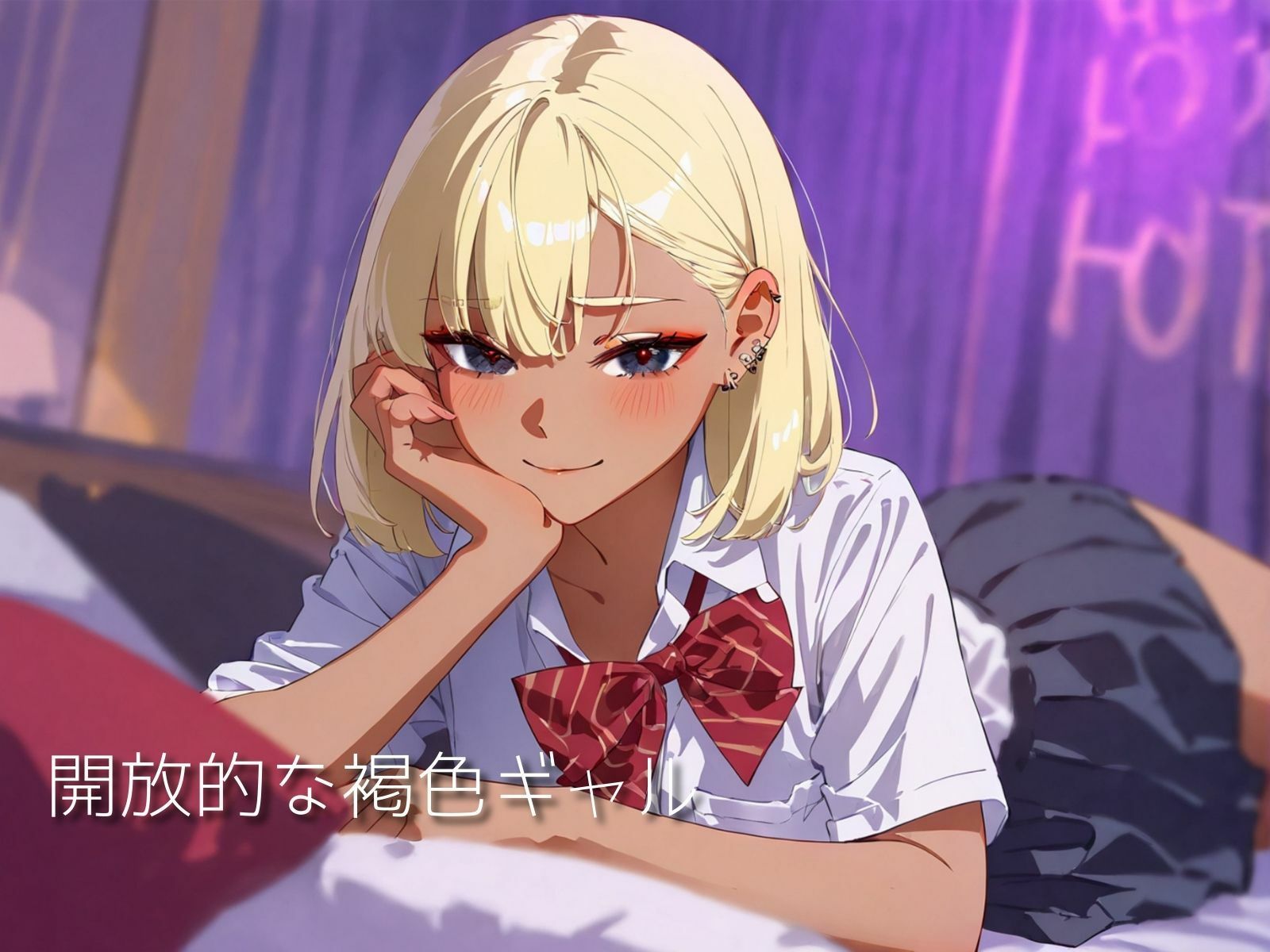 サンプル画像1:ギャル×制服 4人の巨乳JKとのえっち集(namu) [d_468427]