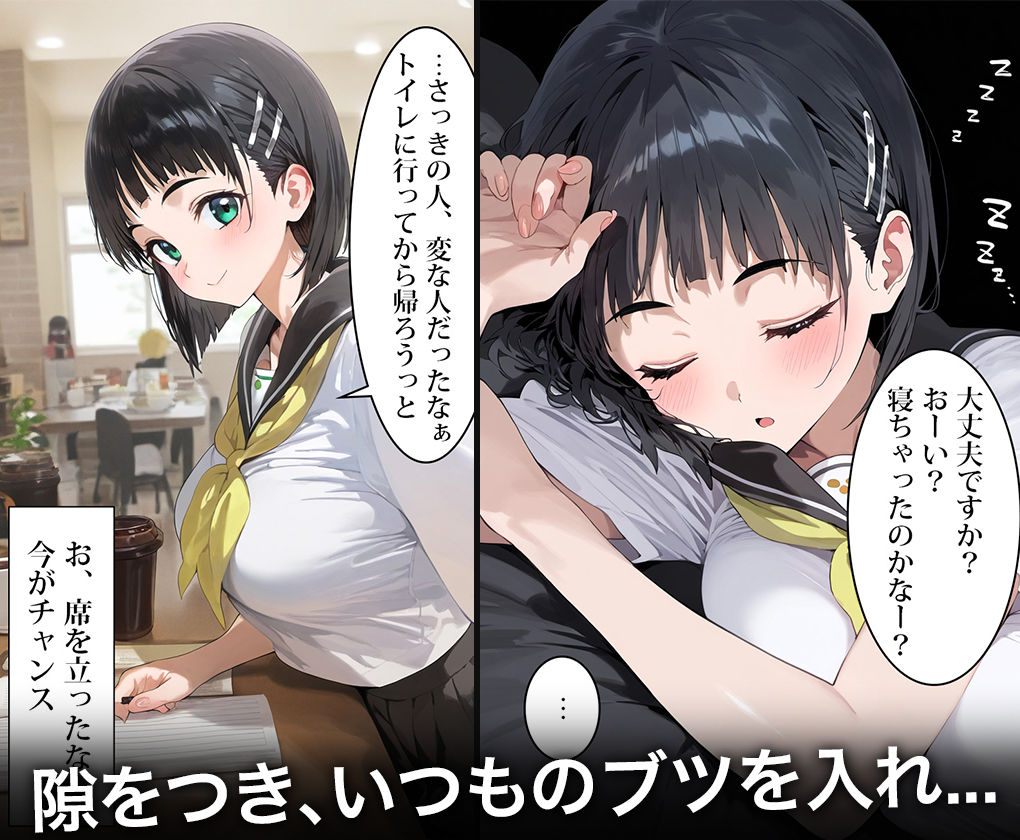 サンプル画像2:連続調教師-隠しきれない神乳を持つ処女。調教され性の喜びを知ってしまうww-桐○谷直葉-(ハニトー) [d_468431]