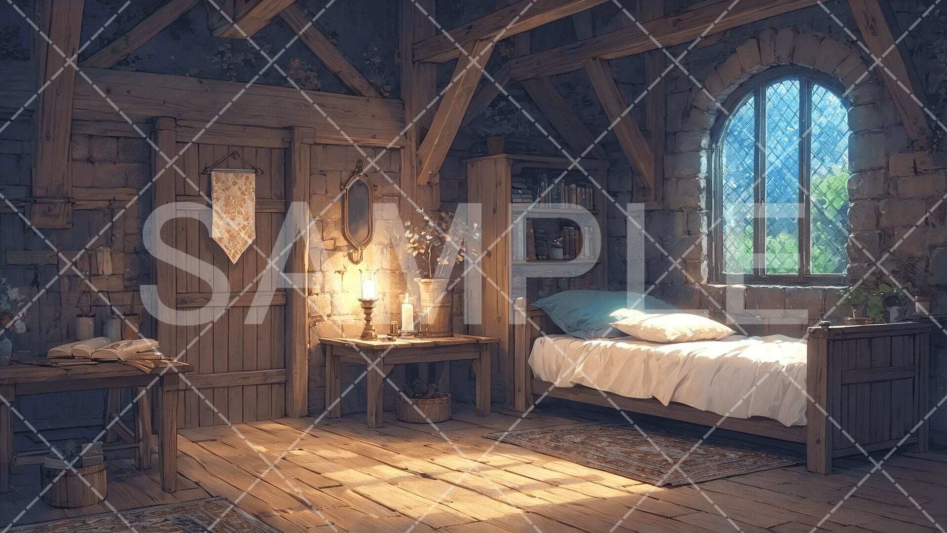 サンプル画像6:【背景素材集】TRPG・ADV向け素材（10セット分:30枚）［003］(テラシュールウェア) [d_468581]