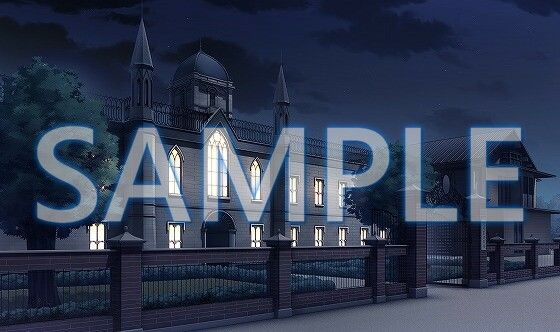 サンプル画像3:【背景素材】学園 外観（6168_bg01）【時間差分あり】(XERO) [d_468595]