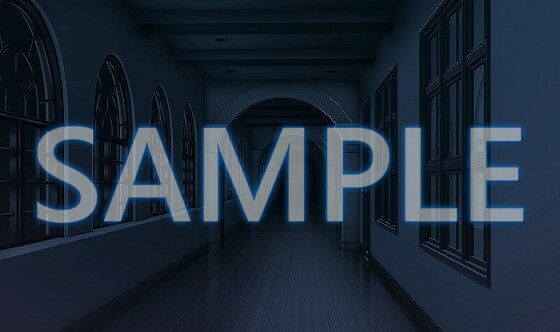 サンプル画像4:【背景素材】廊下（6168_bg03）【時間差分あり】(XERO) [d_468603]