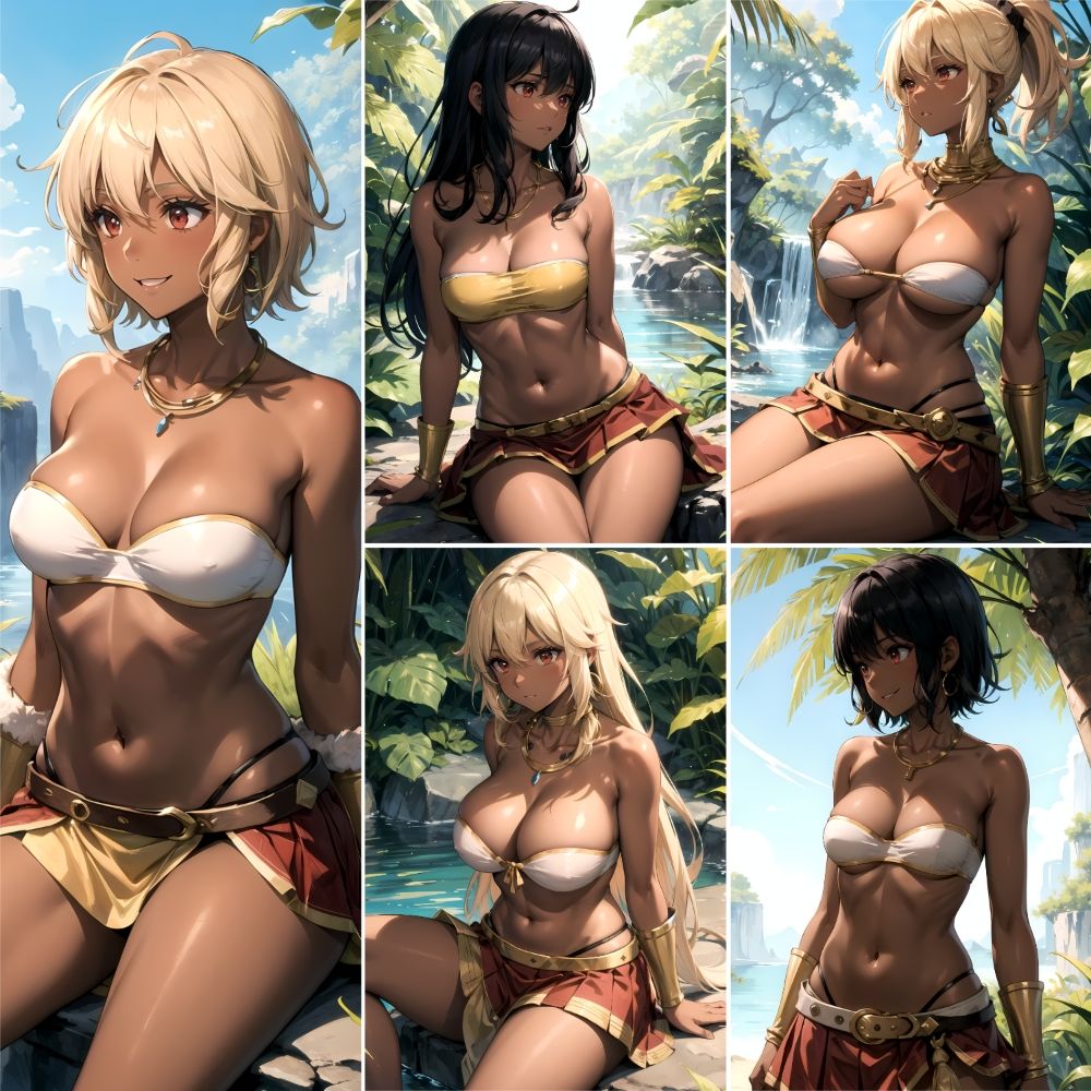 サンプル画像2:アマゾネスの楽園(aru’s art studio) [d_468605]