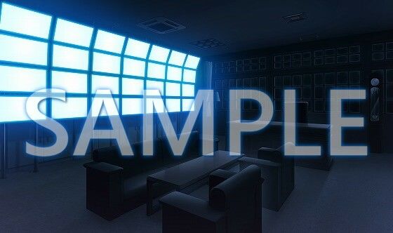 サンプル画像4:【背景素材】理事長室 監視用モニターあり（6168_bg09b）【時間差分あり】(XERO) [d_468698]