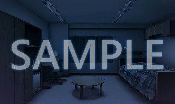 サンプル画像4:【背景素材】男子寮の部屋（6168_bg11）【時間差分あり】(XERO) [d_468703]