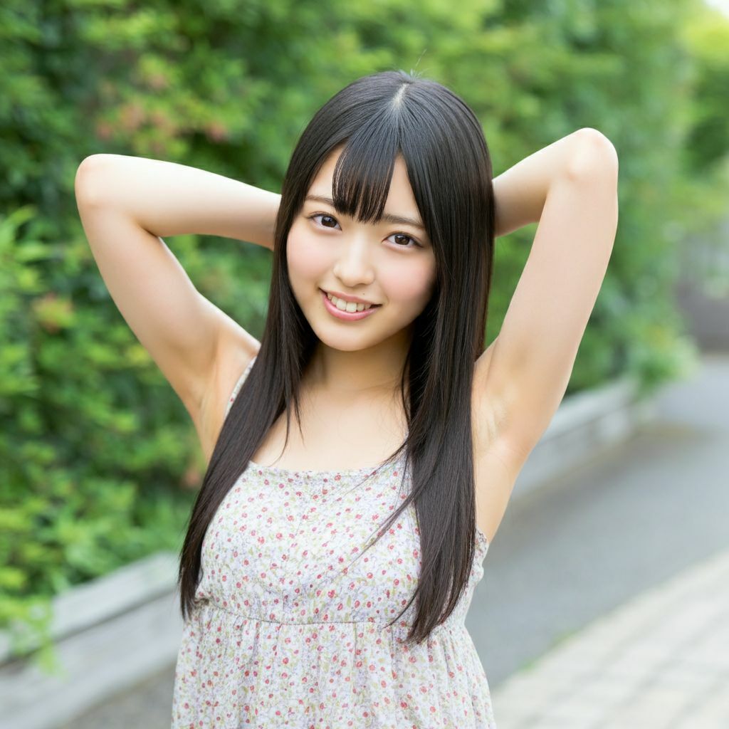 サンプル画像2:ワキ脱毛したい女(もう限界) [d_468704]