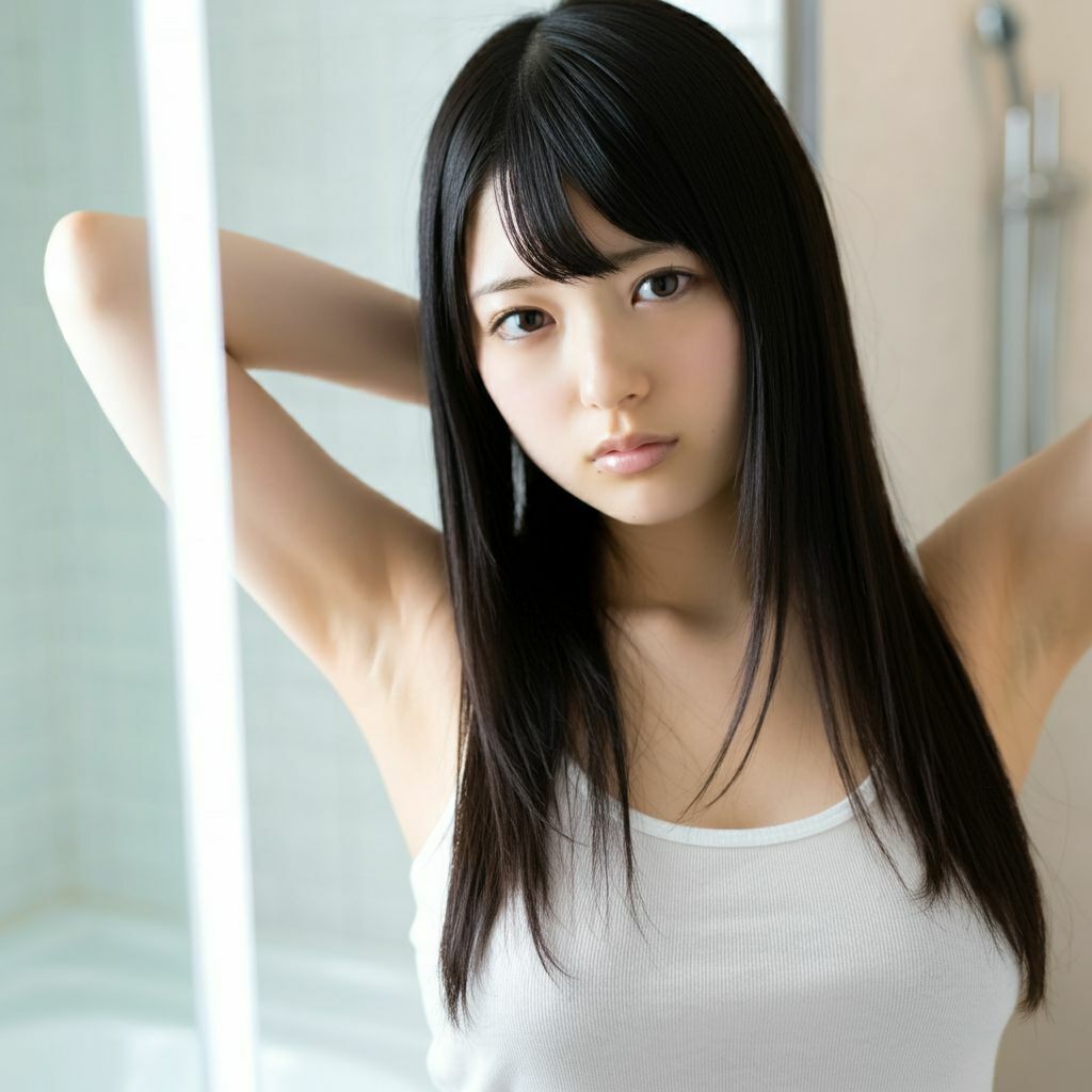 サンプル画像6:ワキ脱毛したい女(もう限界) [d_468704]