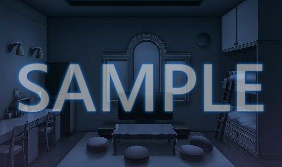 サンプル画像4:【背景素材】女子寮の部屋（6168_bg12）【時間差分あり】(XERO) [d_468707]