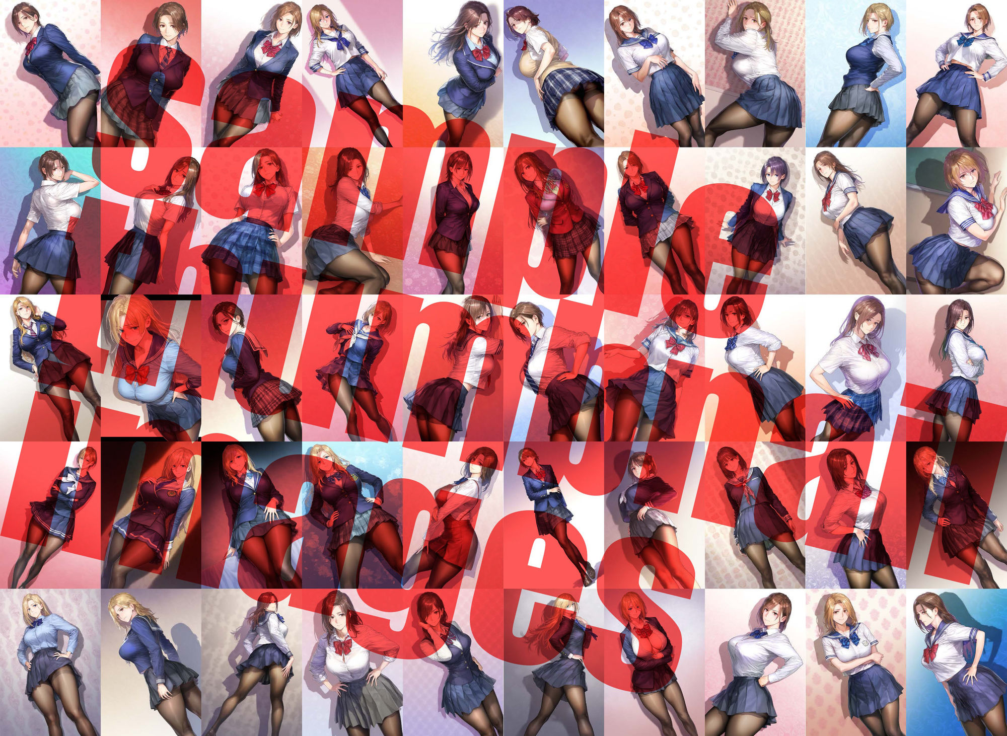 サンプル画像6:制服美女コレクション vol. 1(brzezy) [d_468759]