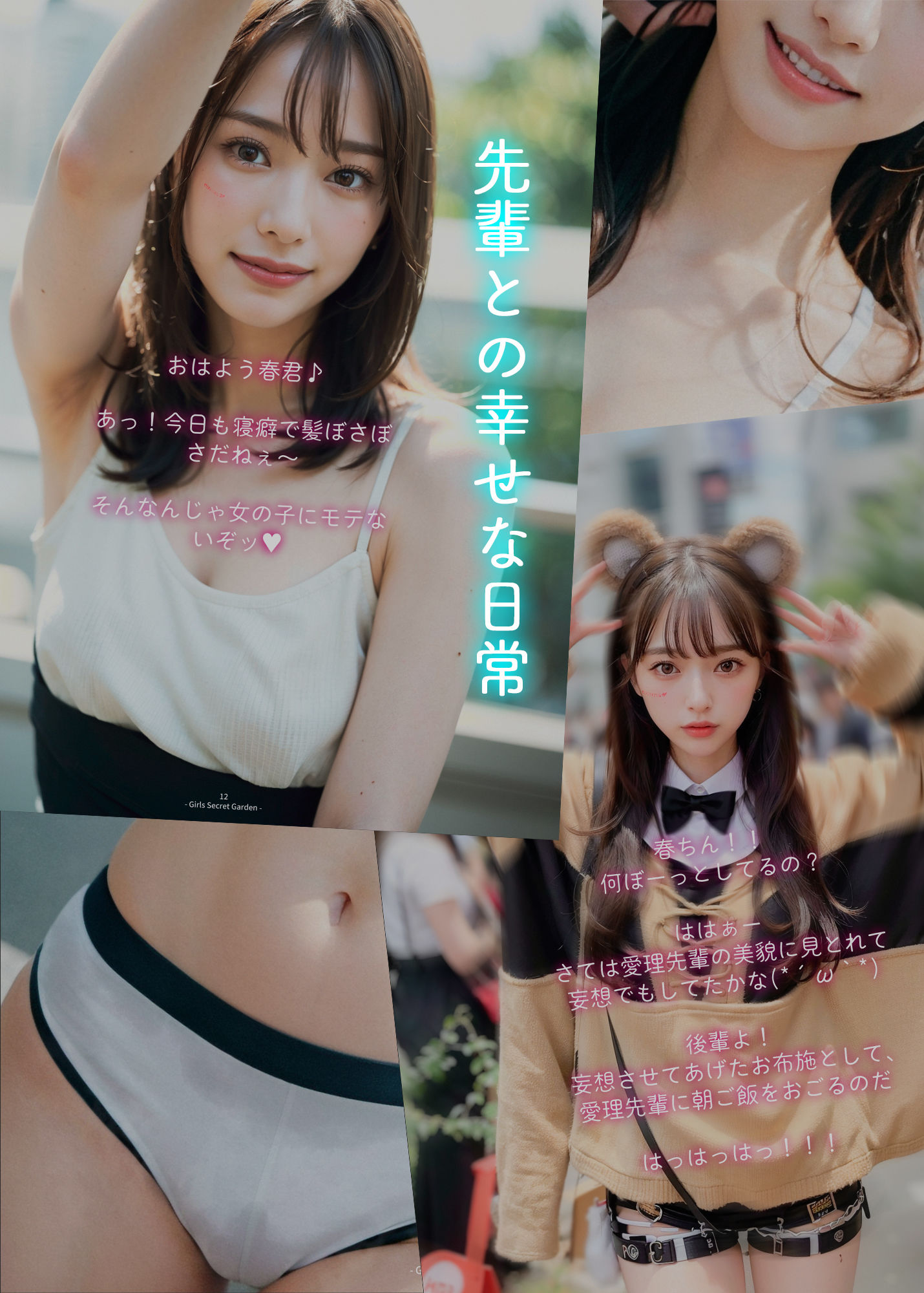 サンプル画像5:【ひと夏の誘惑と代償1】愛する先輩は犯●れ続けた 美人女子大生連続集団強・・・(Girls Secret Garden) [d_468774]