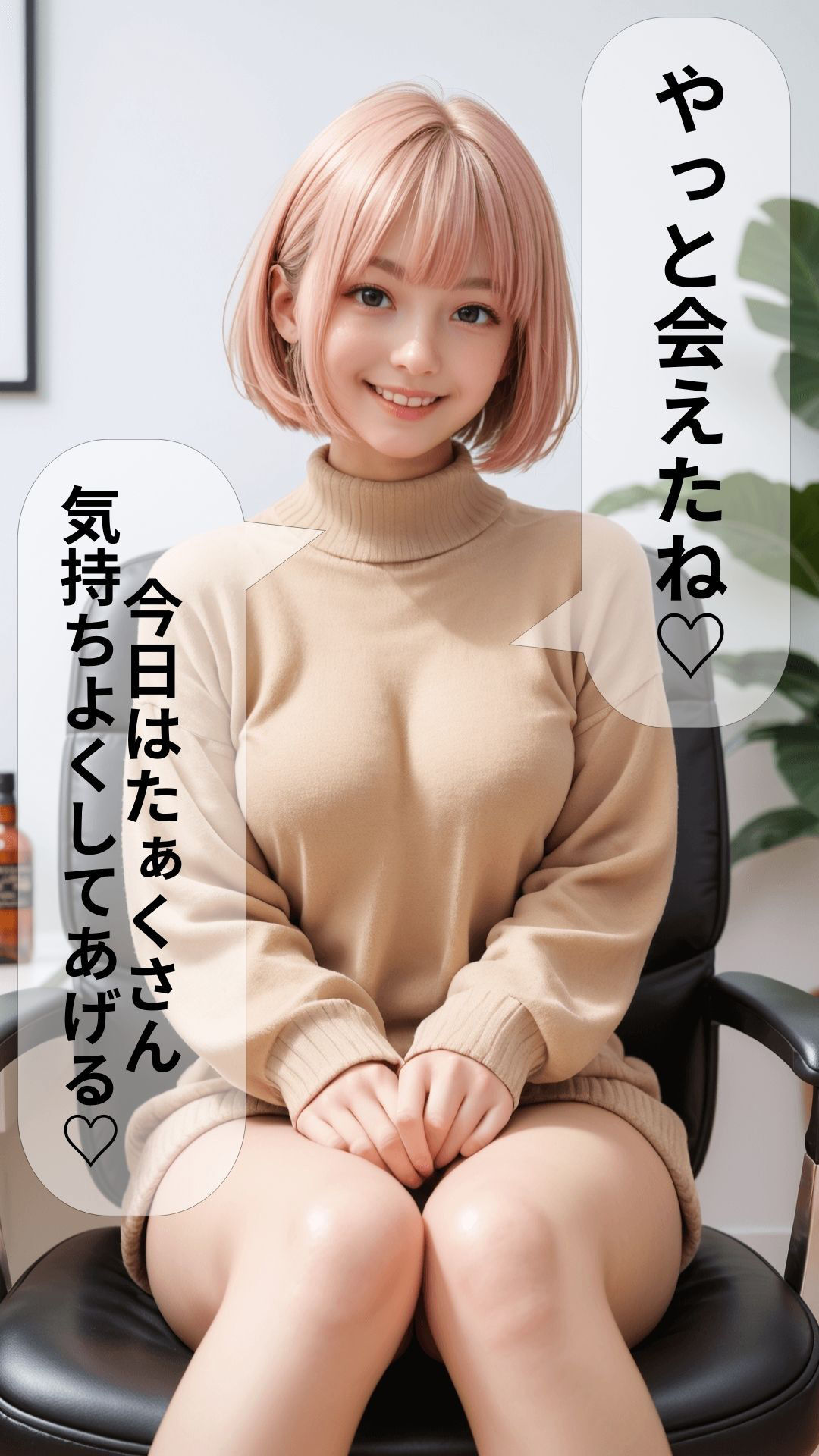 サンプル画像3:【デリ美女】チカ編《美容師＆モデル》売上10件ごとに値上げ作品(ココタ☆あの人気声優との絶頂コラボ作品販売中！) [d_468847]