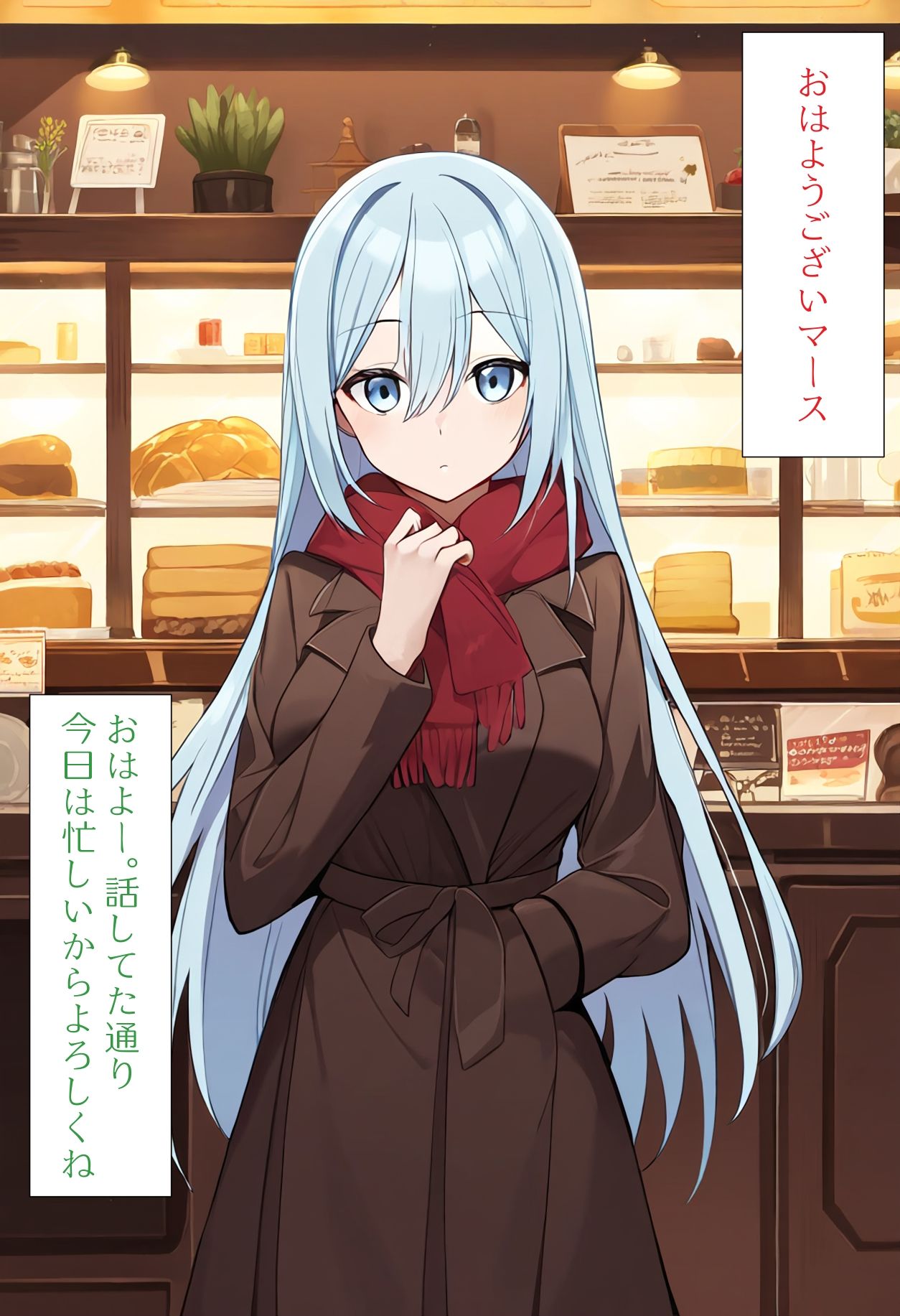 サンプル画像1:［AI生成イラストCG集］サンタコスのケーキ屋さんが丸出しで宅配することになるCG集(しそ@SISO_r18) [d_468851]