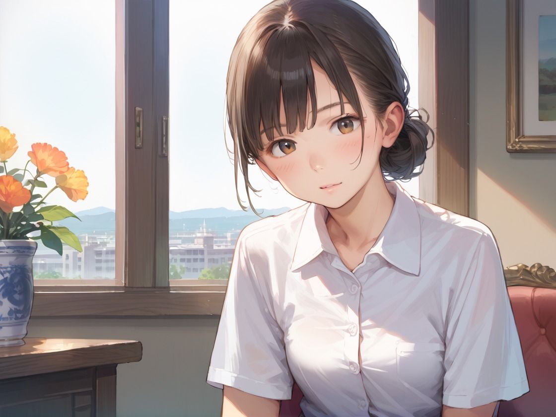 サンプル画像1:妹の初めてのH体験で撮影側の僕が性欲爆発して犯しまくった件(生はむ少女) [d_468871]