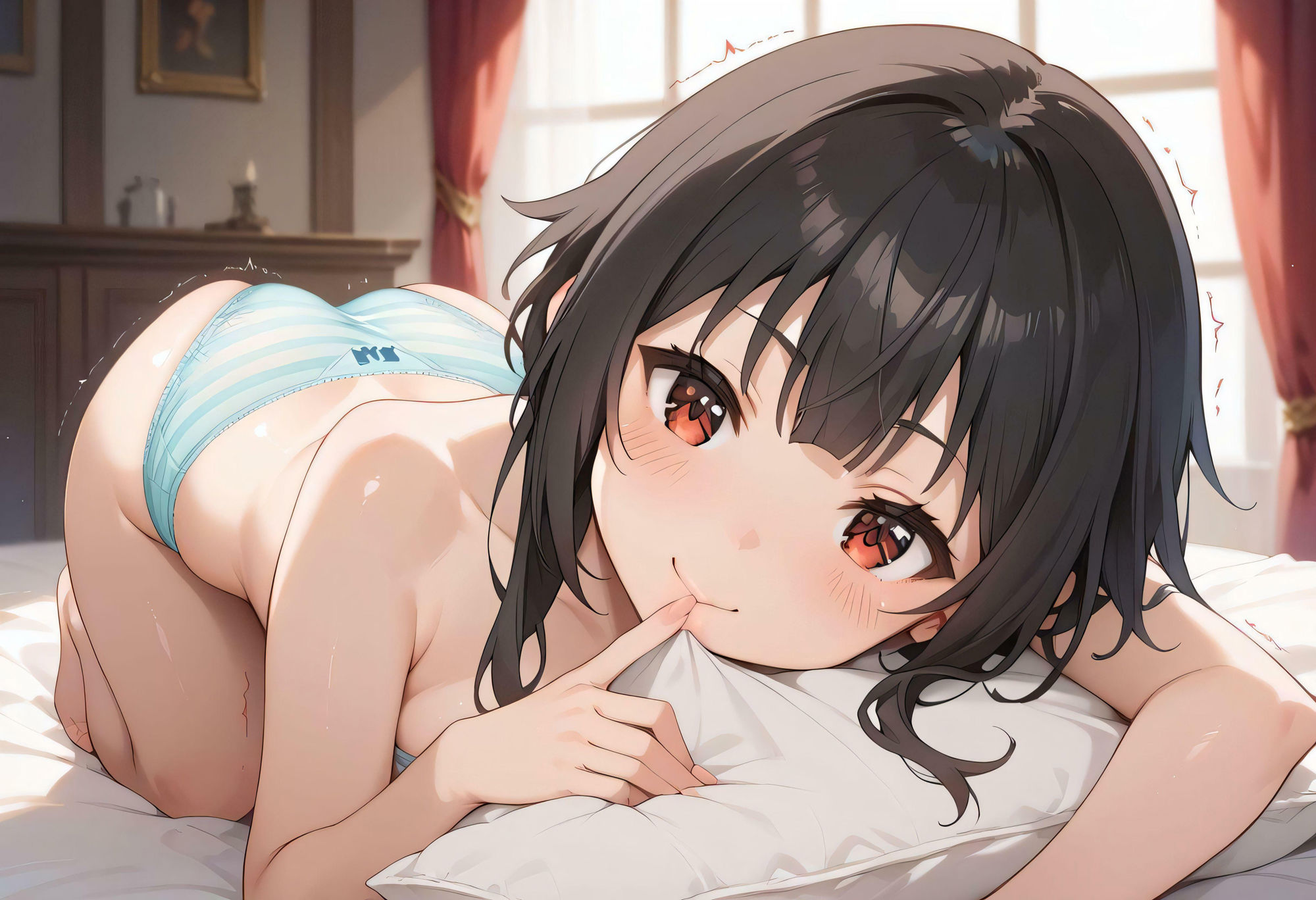 サンプル画像1:下から見るか後ろから見るか(情熱ニクス) [d_469043]