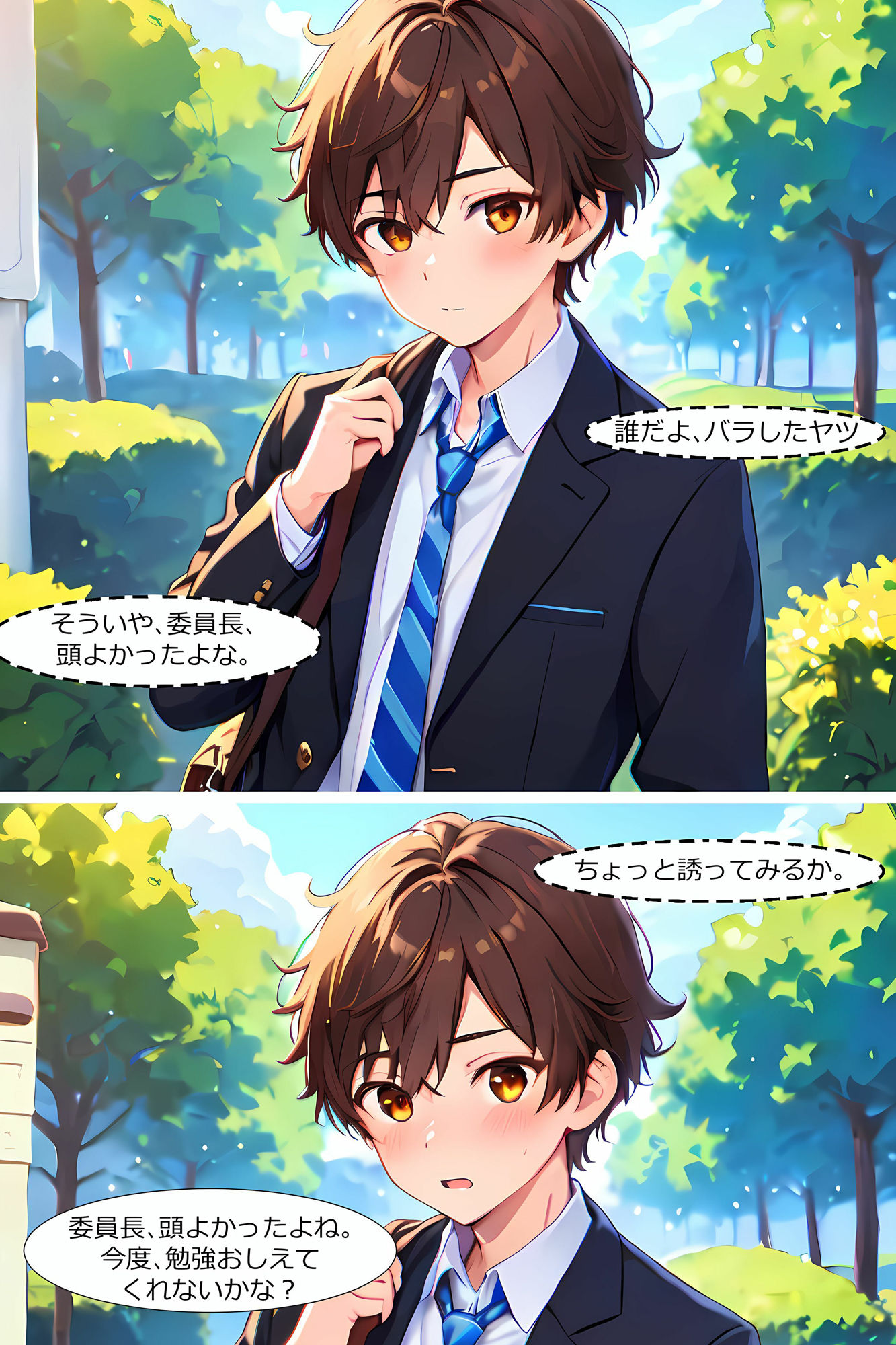 サンプル画像2:学級委員長・フユコ(chocopurin) [d_469069]