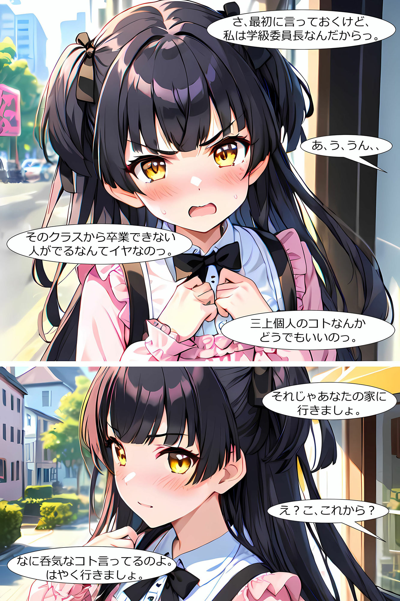 サンプル画像4:学級委員長・フユコ(chocopurin) [d_469069]