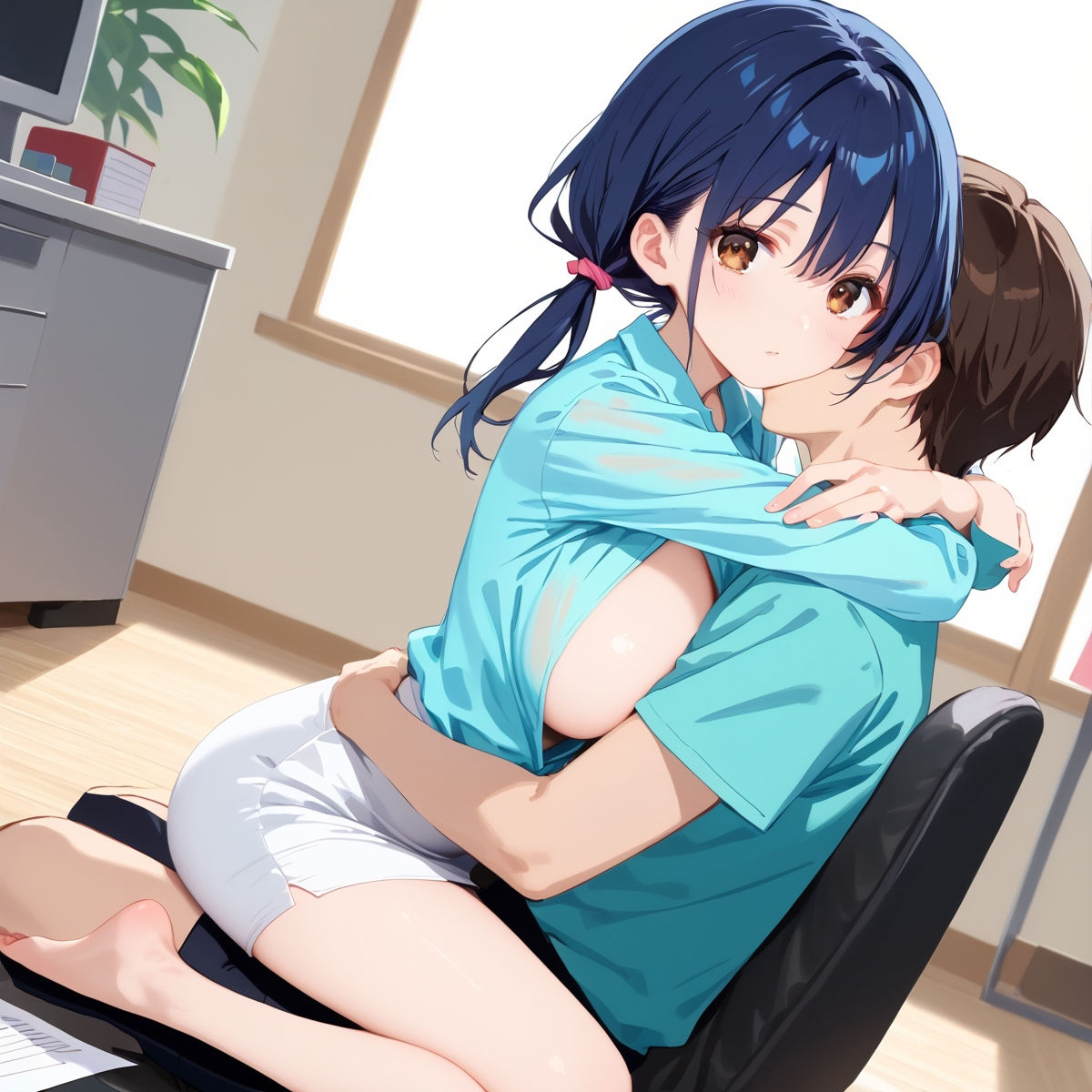 サンプル画像2:巨乳OLにヒミツのサービス残業してもらった件。〜女上司編〜 Vol.2(イセご無沙汰) [d_469186]